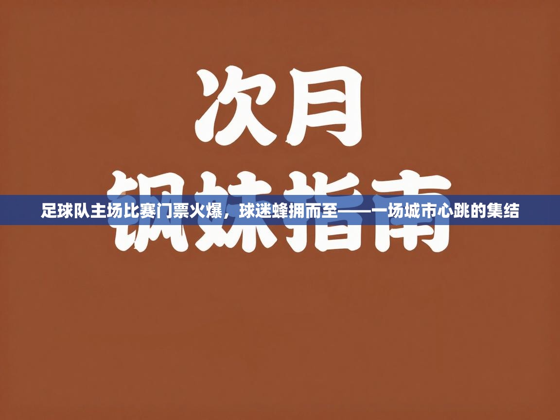 足球队主场比赛门票火爆，球迷蜂拥而至——一场城市心跳的集结  第2张